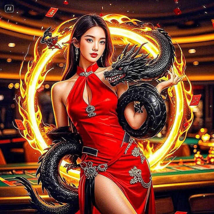 erek kunci Pretty Gaming Dragon Tiger live table interface with real-time card display and player chat